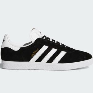 New Adidas Black Gazelle Shoes